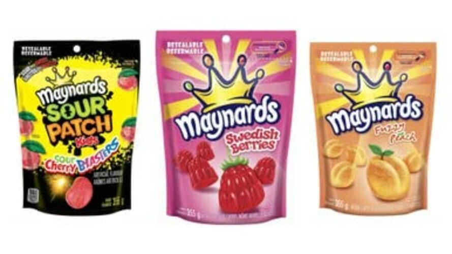 Maynards Variety Pack Sour Cherry Blasters, Fuzzy Peach, Swedish Berries, 12.5oz