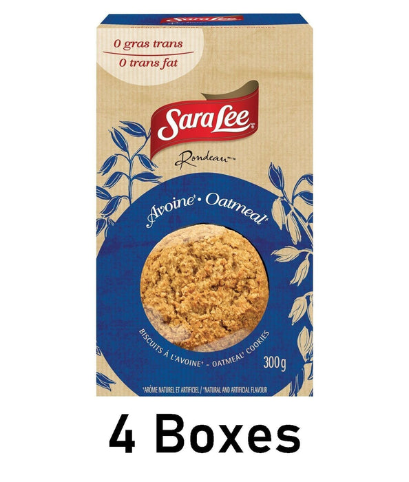 Sara Lee Oatmeal Individually Wrapped Cookies 300g Each 4 Boxes