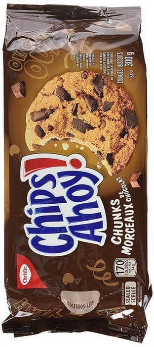 Chips Ahoy! Chunks Chocolate Chip Cookies, 251g/10.6oz