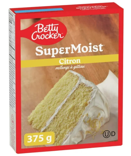 Betty Crocker Super Moist Lemon Cake Mix, 375g