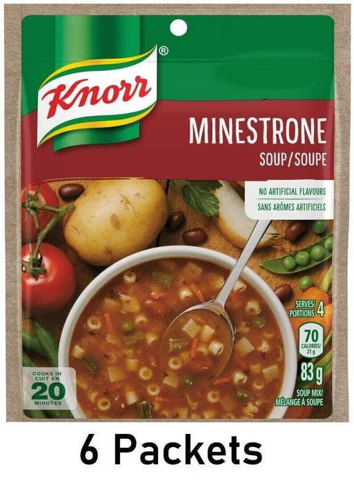 Knorr Minestrone Soup Mix 83g Each 6 Packets