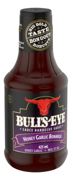 Bull's-Eye Honey Garlic Bonanza BBQ Sauce, 425mL