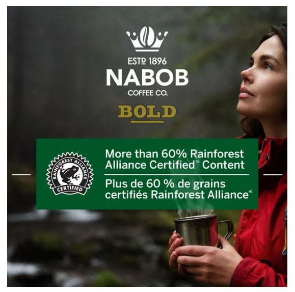 Nabob Full City Dark Coffee 100% Compostable Pods, 30 Count, 292g