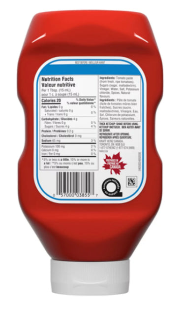 Heinz Tomato Ketchup Low Sodium 750ml