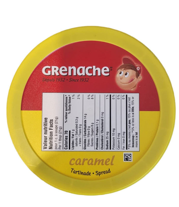 Grenache FAMOUS Caramel Spread 400g/14oz, 12 CONTAINERS