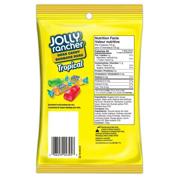 Jolly Ranchers Tropical Hard Candy, 198g/7oz Each 2 Bags