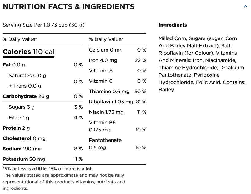 Kellogg's Corn Flake Crumbs, 575g/20oz Box