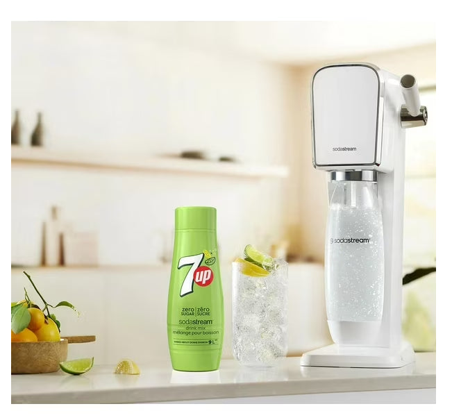 SodaStream 7up Zero Sugar Drink Mix, 440ml/14.9oz