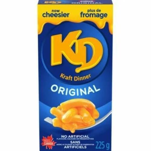 Kraft Dinner, Original Macaroni & Cheese 225g/7.6oz 12 BOXES (Canadian Product)