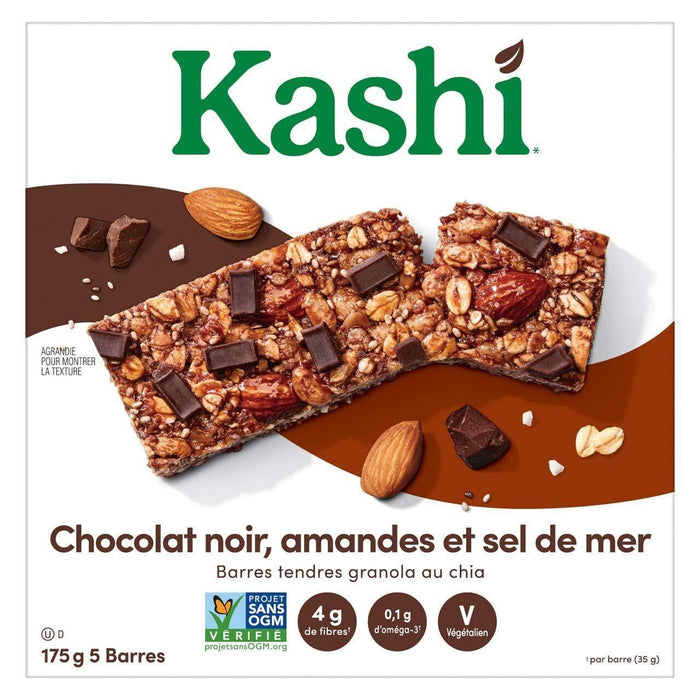 Kashi Chia Granola Chocolate Almond and Sea Salt, 5ct, 175g/6.17oz