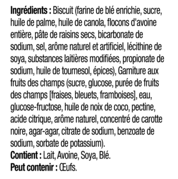 Leclerc Tradition 1905 Soft Cookies Berry Harvest 280g