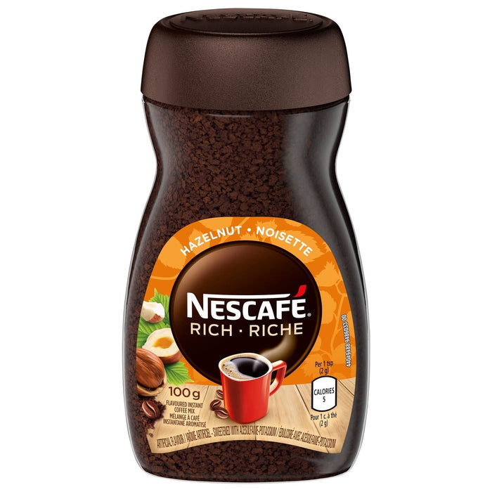 NESCAFE Rich Hazelnut Instant Coffee, 100g