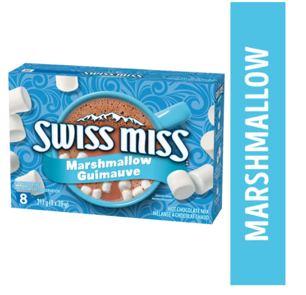 SWISS MISS Marshmallow Hot Chocolate Mix, 8 x 39g, 313g