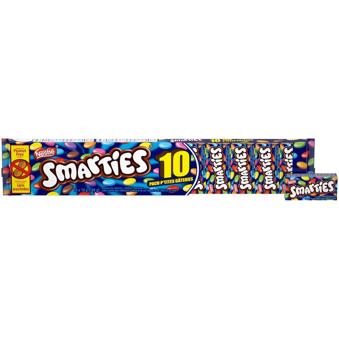 Nestle Smarties Snack Size 10g Each 10 Small Boxes