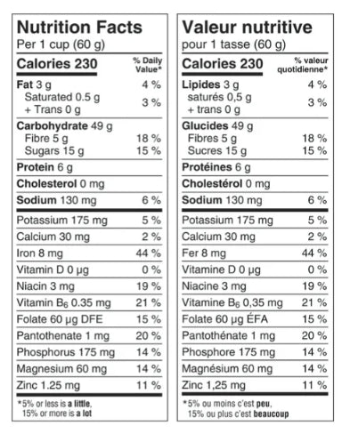 Oatmeal Crisp Honey Crunch Breakfast Cereal, 423g