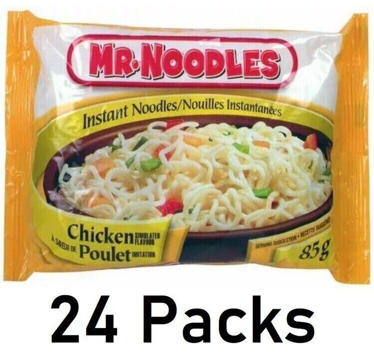 Mr. Noodles Chicken Flavor Instant Noodles 85g Each 24 Count