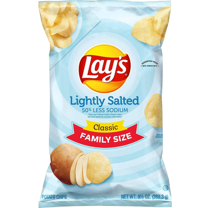 Lay's Potato Chips, Lightly Salted, 8.3 Ounce