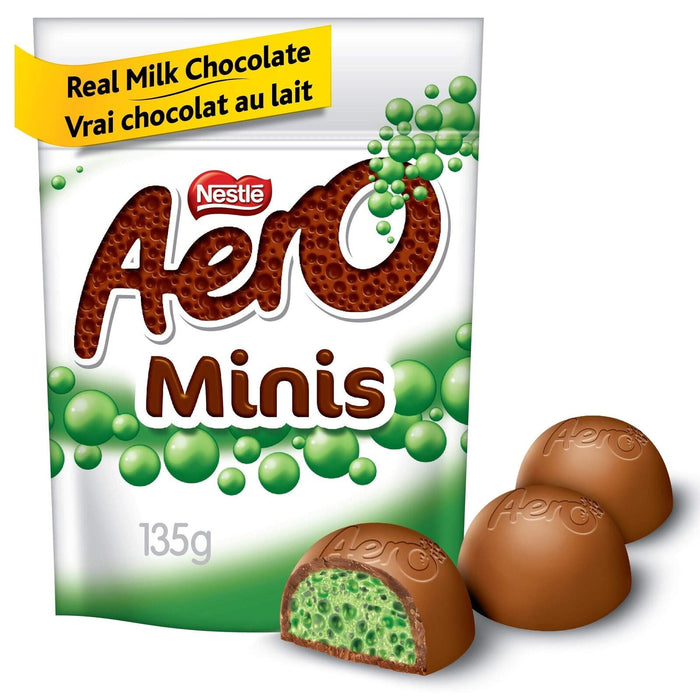 Aero Bubbles Peppermint Chocolates 135g Pouch