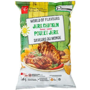 President's Choice Jerk Chicken Rippled Potato Chips, 200g