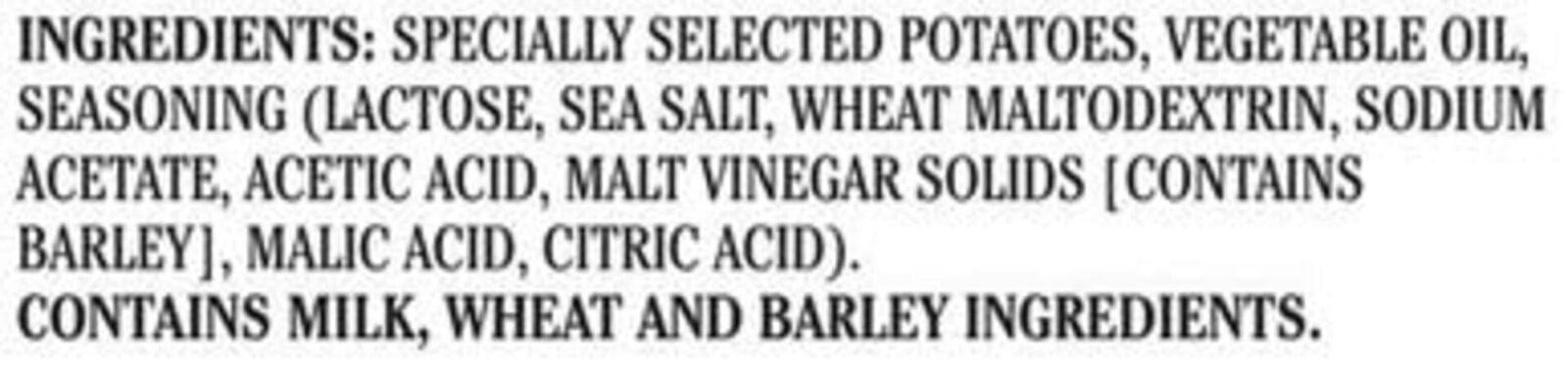 Miss Vickie's Sea Salt & Malt Vinegar 190g Bag