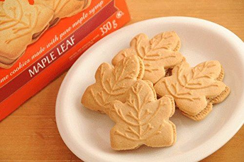 Leclerc Celebration Maple Leaf Creme Cookies 350g