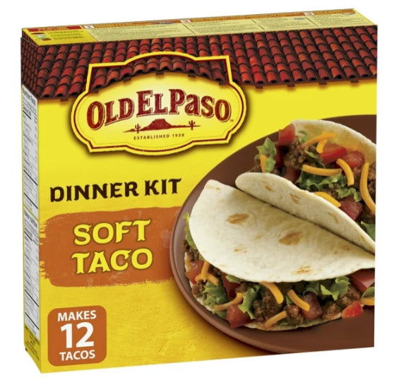 Old El Paso Soft Taco Dinner Kit, 400g