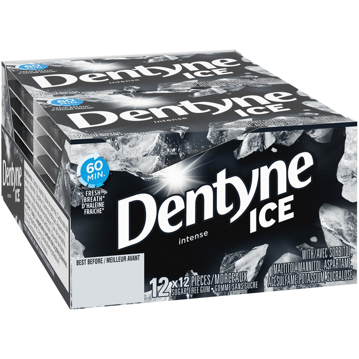 Dentyne Ice Gum, Intense, 12x12 (144 Pieces)