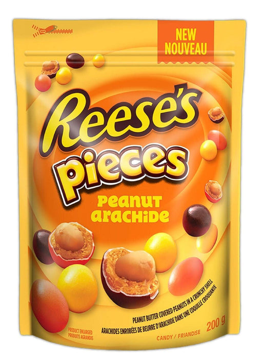 Reese's Pieces Chocolate Candy with Peanuts 200g - CanadaGrocery