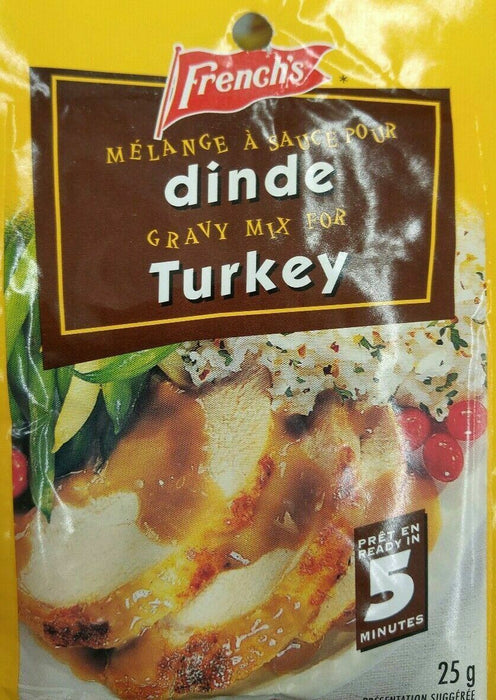 French's Turkey Gravy Mix 25g Each 6 Packets