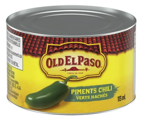 Old El Paso Chopped Green Chilies, 113mL