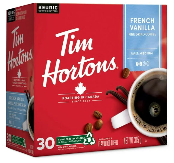 Tim Hortons French Vanilla Keurig K-Cup 30ct, 315g