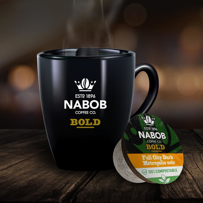 Nabob Full City Dark Coffee, 4 Boxes of 30 K-Cup Pods (120 Total)