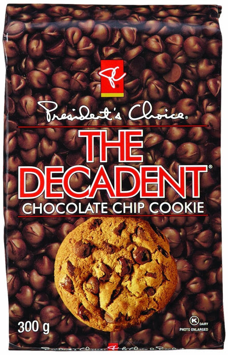 President's Choice Decadent Chocolate Chip Cookie, 10.58 Ounce