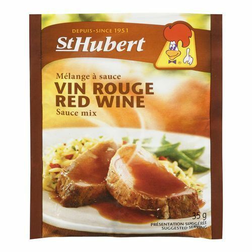 St Hubert Red Wine Sauce Mix 35g Each 6 Packets - CanadaGrocery