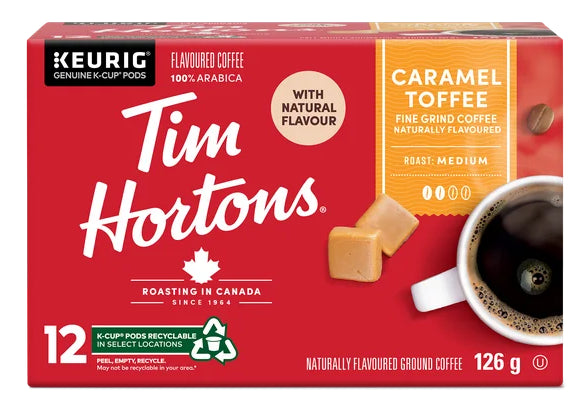 Tim Hortons Caramel Toffee K-Cups, 12ct, 126g