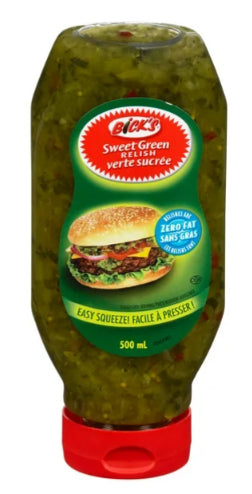 Bick's Squeeze Sweet Green Relish, 500mL