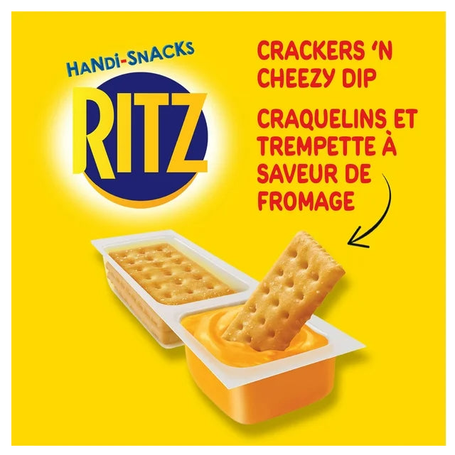 Ritz, Handi Snacks, Crackers and Dip Made With Real Cheese, 270g