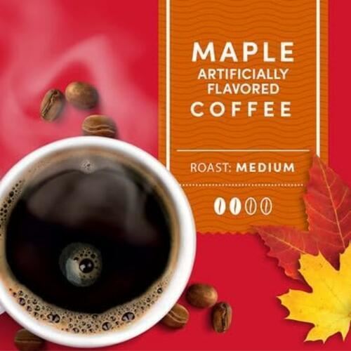 Tim Hortons Maple Coffee, Fine Grind, Medium Roast, 300g/10.6oz BAG