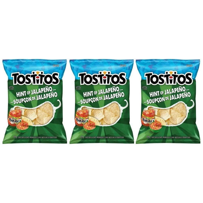 Tostitos Hint of Jalapeno Tortilla Chips 275g/9.7oz Each 3 Bags