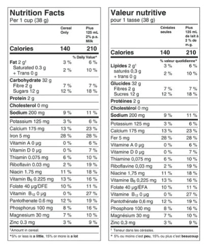 Nesquik Chocolate Breakfast Cereal, Family Size, Whole Grains, 600g