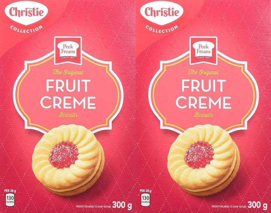 Peek Freans Fruit Creme Cookies 300g/10.6oz, 2 BOXES