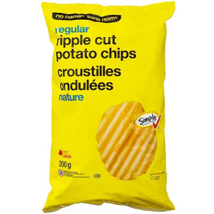 No Name Regular Ripple Cut Potato Chips, 200g