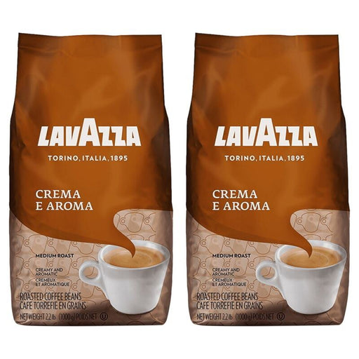 Lavazza Crema E Aroma Whole Bean Coffee Blend Medium Roast 35.2 Ounce Each 2 Bag - CanadaGrocery