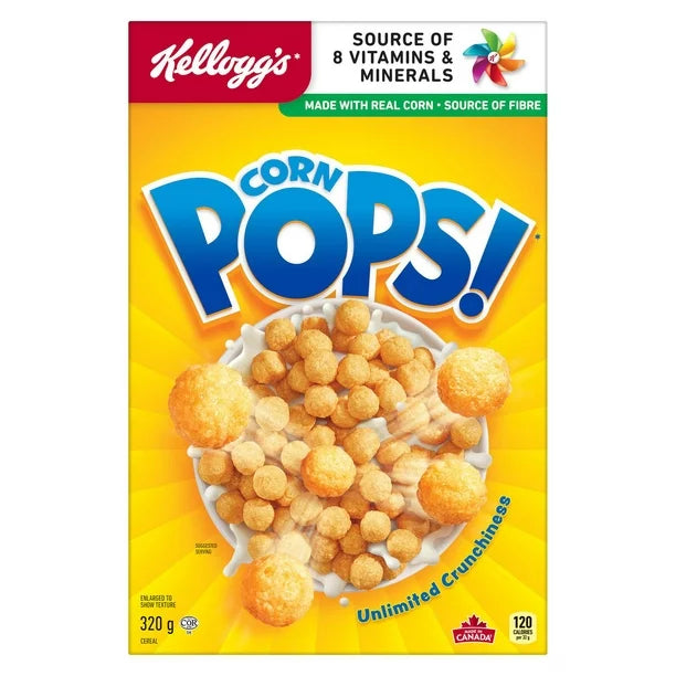 Kellogg’s Corn Pops Cereal 320g/11.3oz