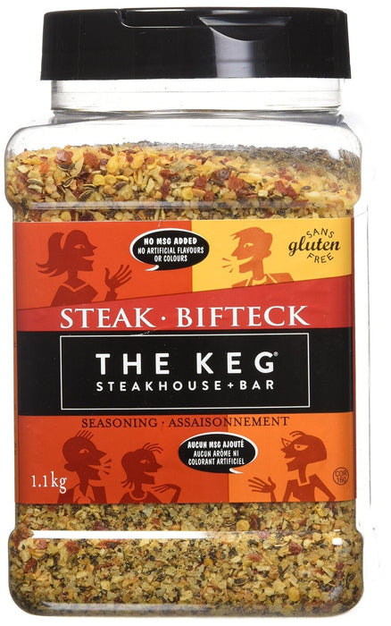 The Keg Steakhouse Steak Seasoning Gluten Free No MSG Added - 1.1kg | 38.8oz