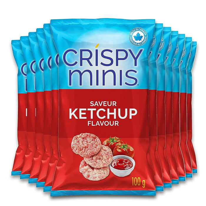 Quaker Crispy Minis Ketchup 100g/3.5oz 12 BAGS