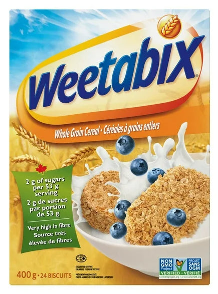 Weetabix Whole Grain Cereal, 400g
