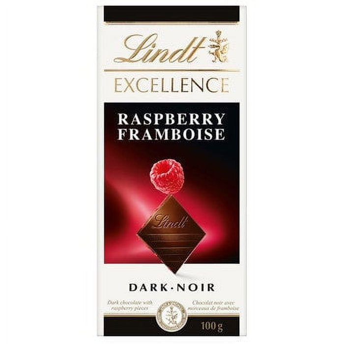 Lindt Excellence Raspberry Dark Chocolate Bar, 80g/2.8oz