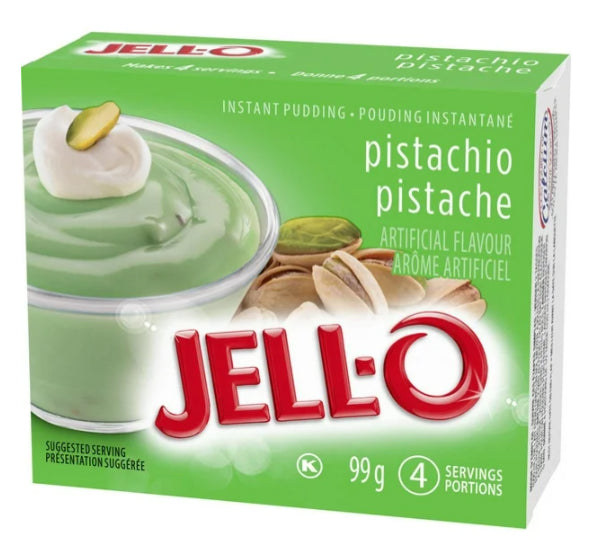 Jell-O Pistachio Instant Pudding Mix, 99g