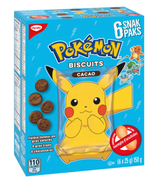 Christie Pokemon Cocoa Snack Packs 150g
